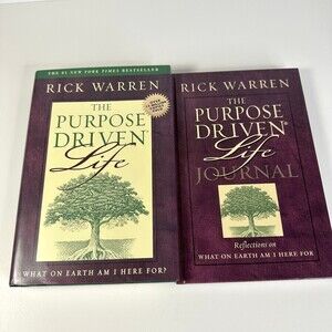 Book Set Purpose Driven Life and Journal Rick Warren